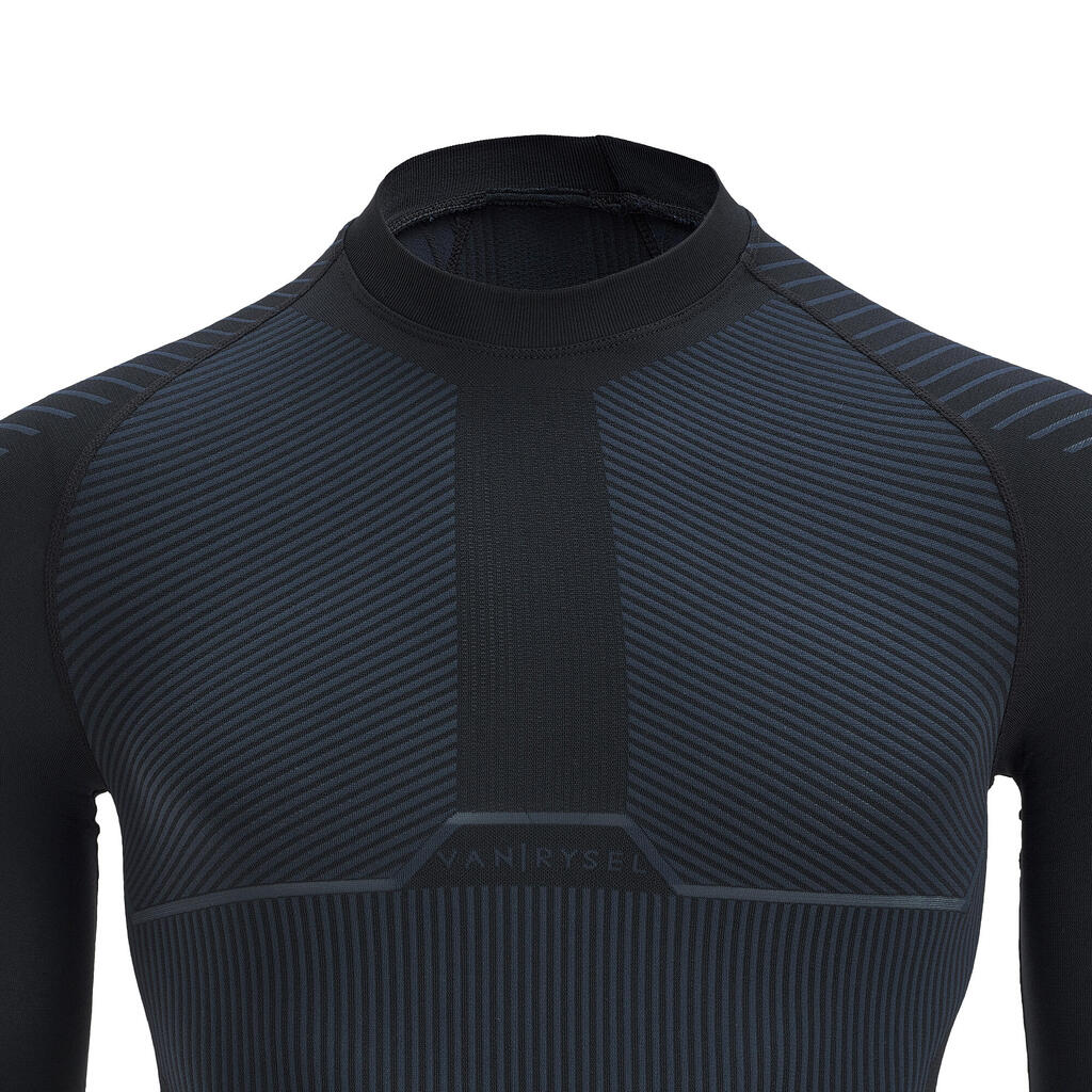 Long-Sleeved Cycling Base Layer Racer - Cosmos Blue