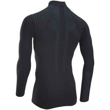 Long-Sleeved Cycling Base Layer Racer - Carbon Grey