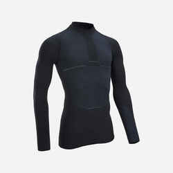 Long-Sleeved Cycling Base Layer Racer - Carbon Grey