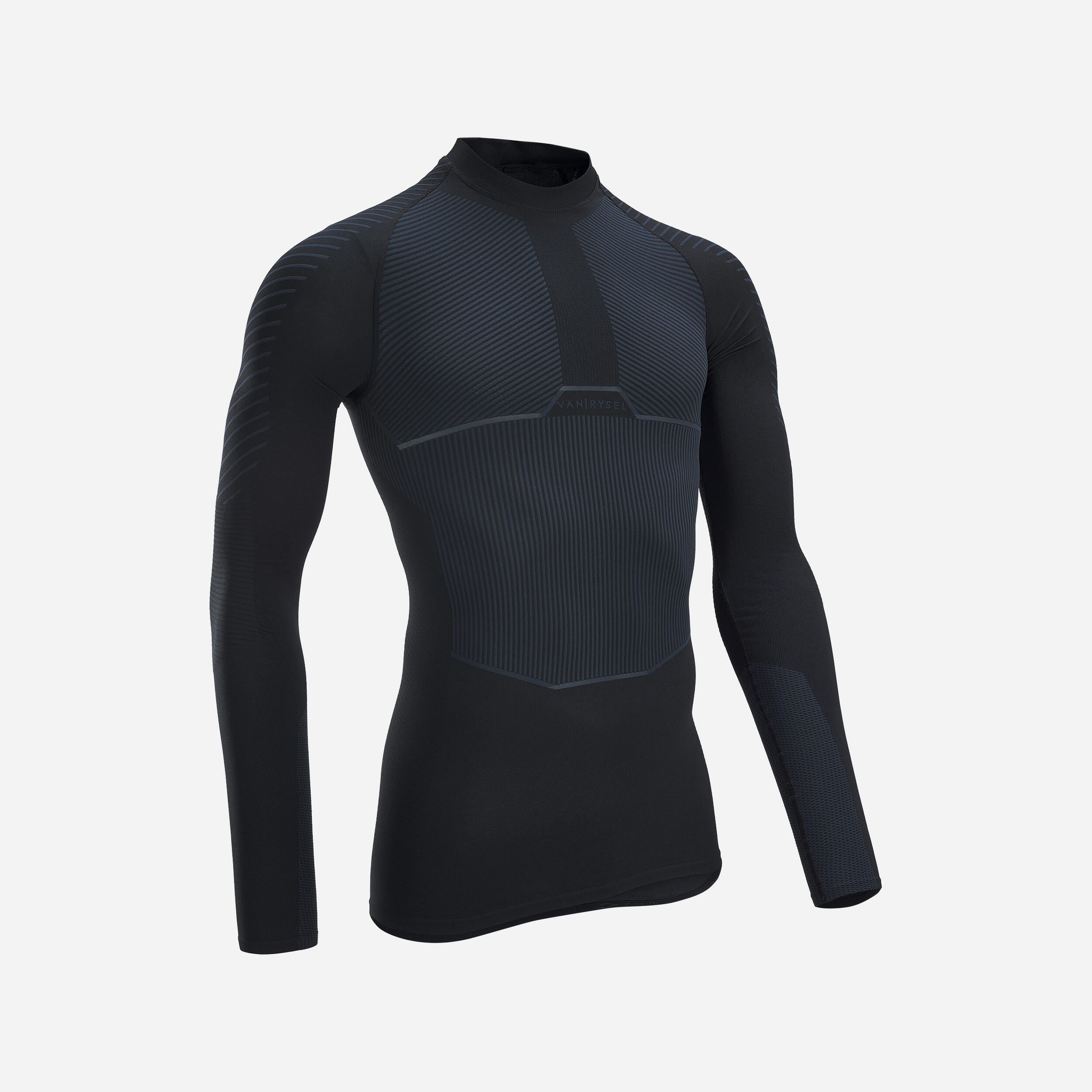 Long-Sleeved Cycling Base Layer Racer - Carbon Grey 1/7