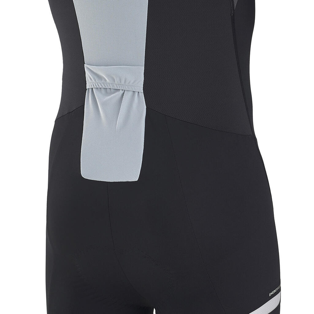 KOMBINEZON ZA TRIATLON KRATKIH RUKAVA MUŠKI ZA KRATKE STAZE 