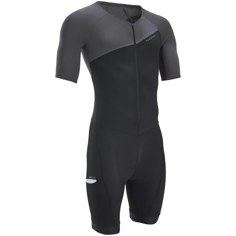 TRIFONCTION TRIATHLON COURTE DISTANCE MANCHES COURTES HOMME