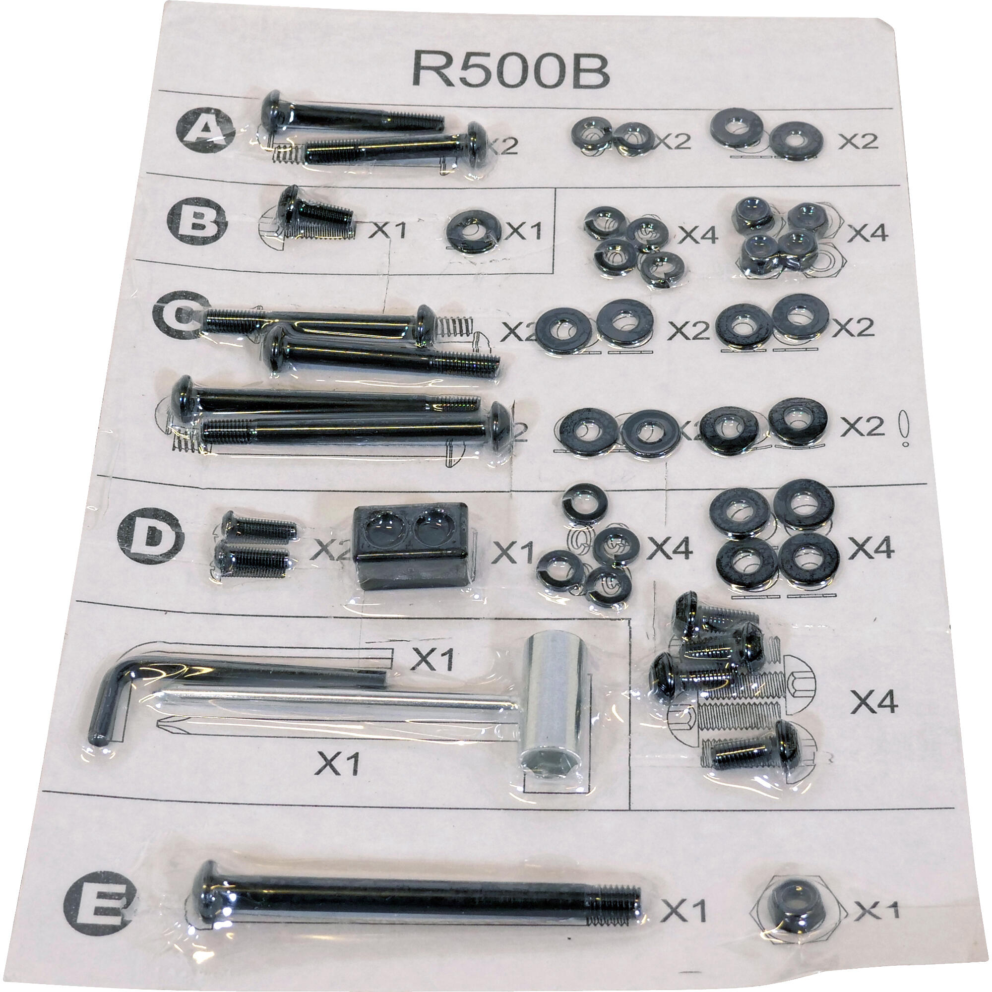 R500b - conjunto de parafusos para máquina de remo