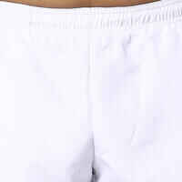 Pantalón corto de tenis hombre Artengo 100 Dry blanco