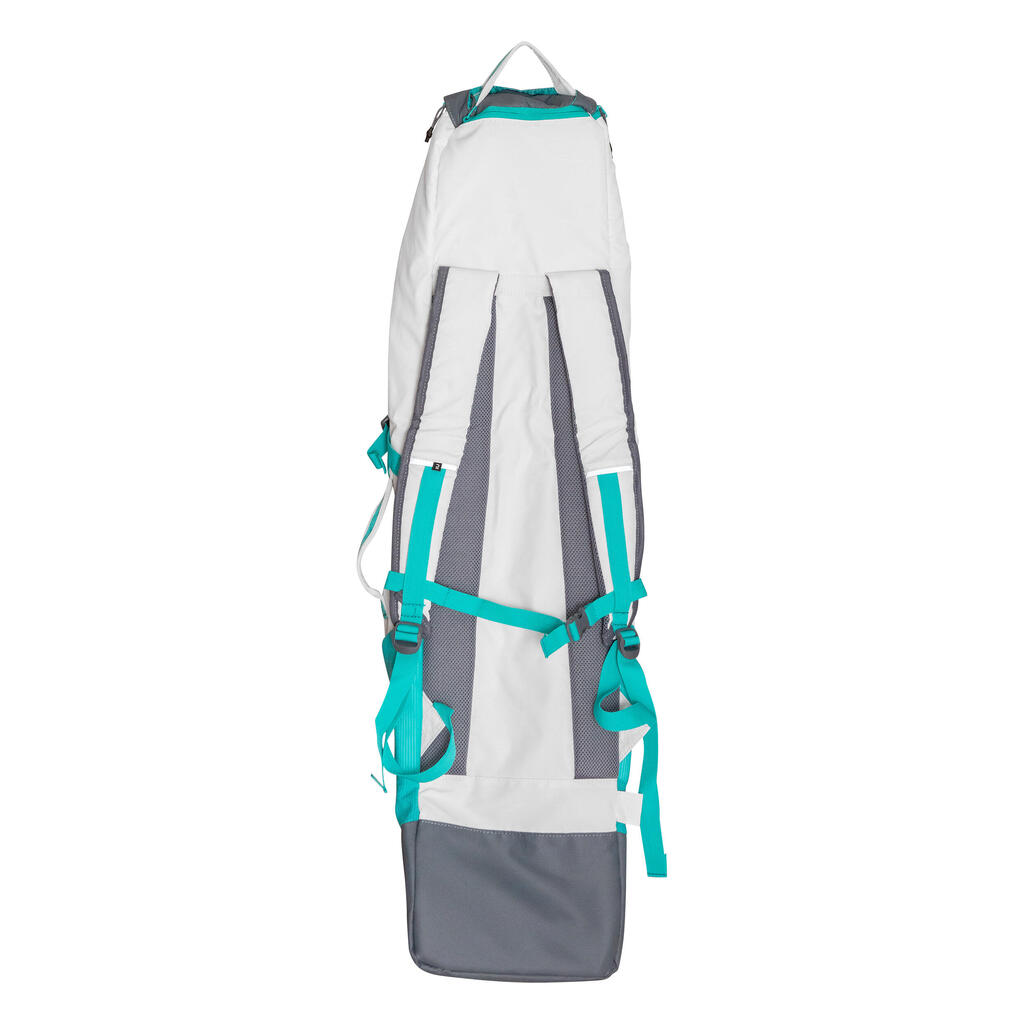 Kids'/Adult Medium Volume Field Hockey Stick Bag FH540 - White/Turquoise