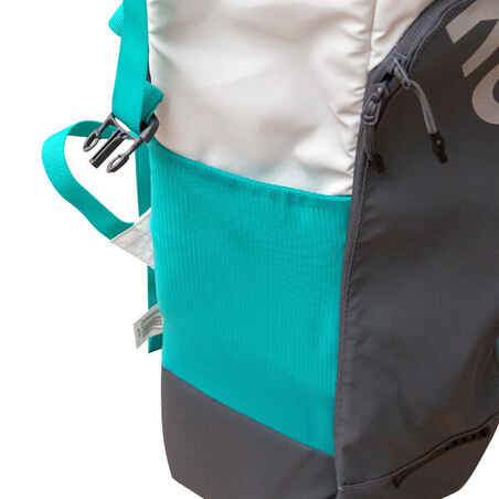 Kids'/Adult Medium Volume Field Hockey Stick Bag FH540 - White/Turquoise