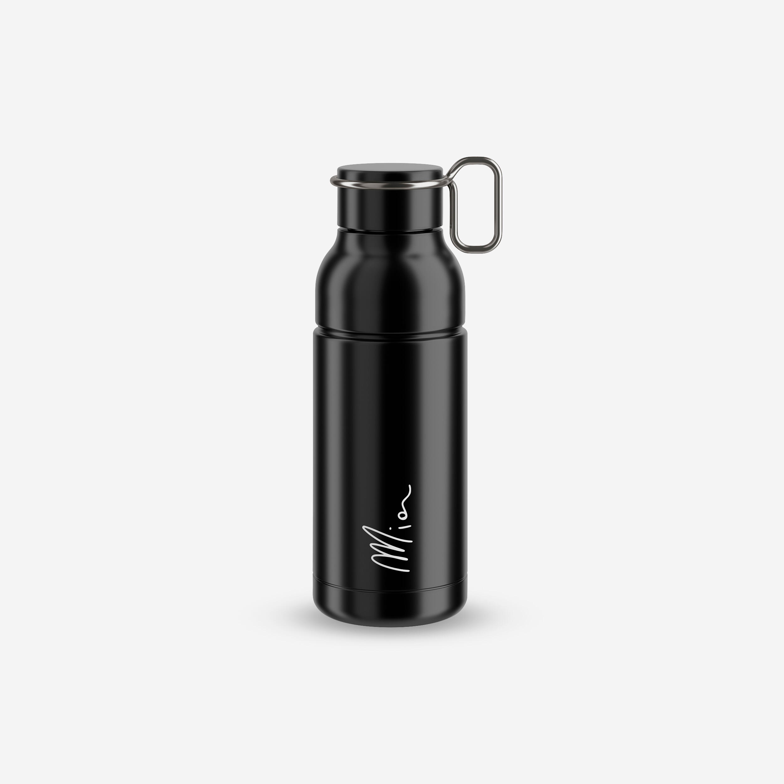 Stainless Steel Cycling Water Bottle 650 ml Mia - Black 1/4