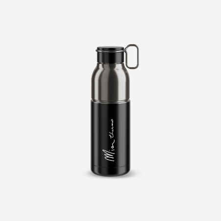 Isothermal Stainless Steel Cycling Water Bottle 550 ml Mia Thermo - Black
