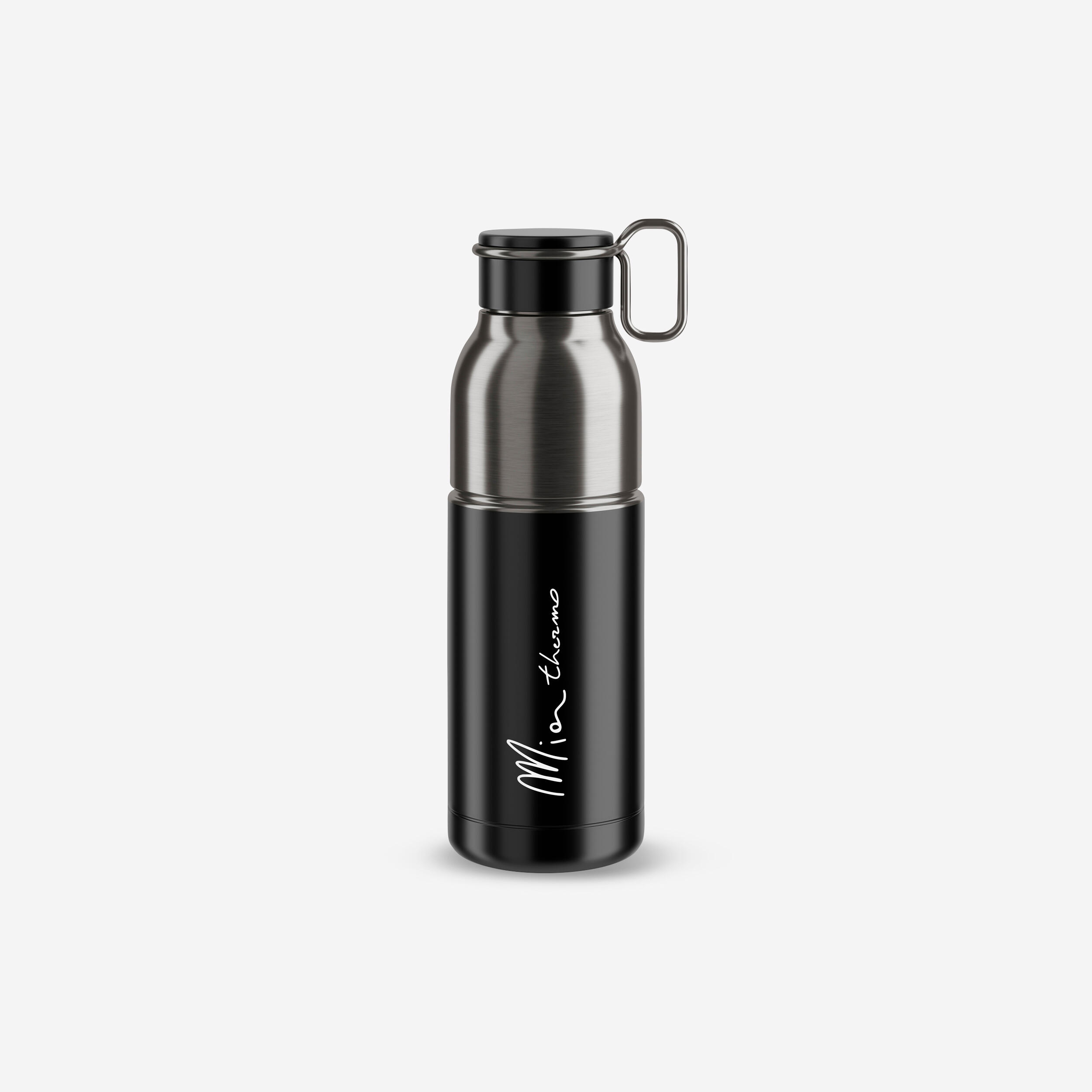 Isothermal Stainless Steel Cycling Water Bottle 550 ml Mia Thermo - Black 1/4