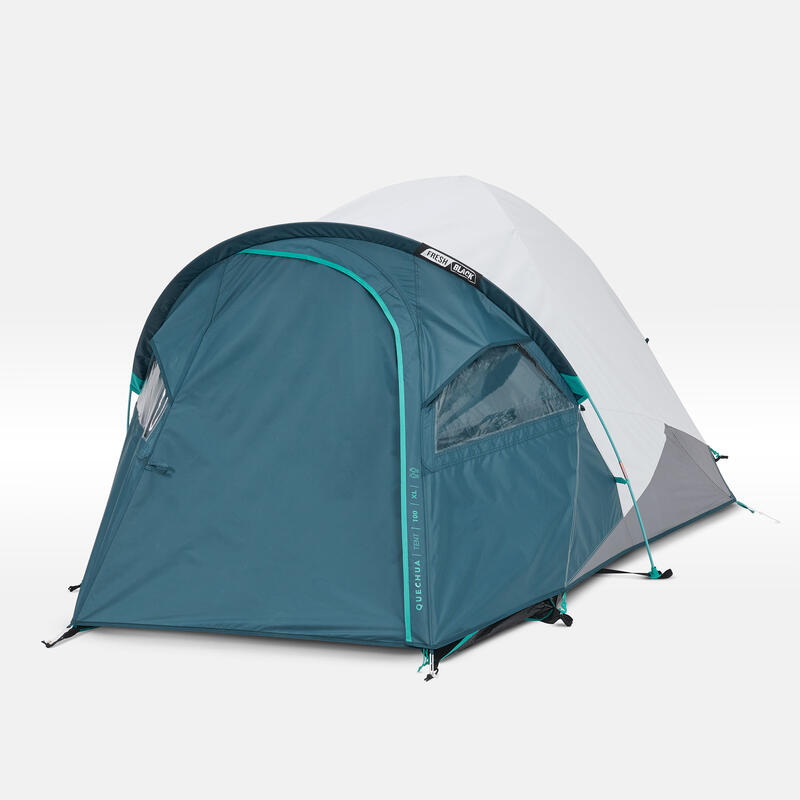L'agricamp : des tentes grands formats pas chères ! Idéal camping Couleur  Camping Cube Bleu Splash