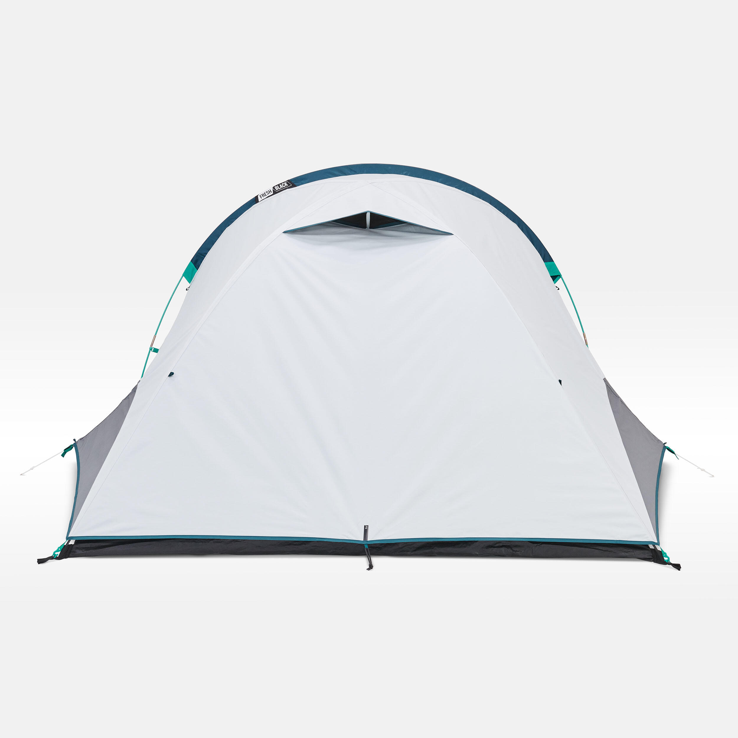 Camping Tent 3-Person, MH 100 XL Fresh & Black - QUECHUA