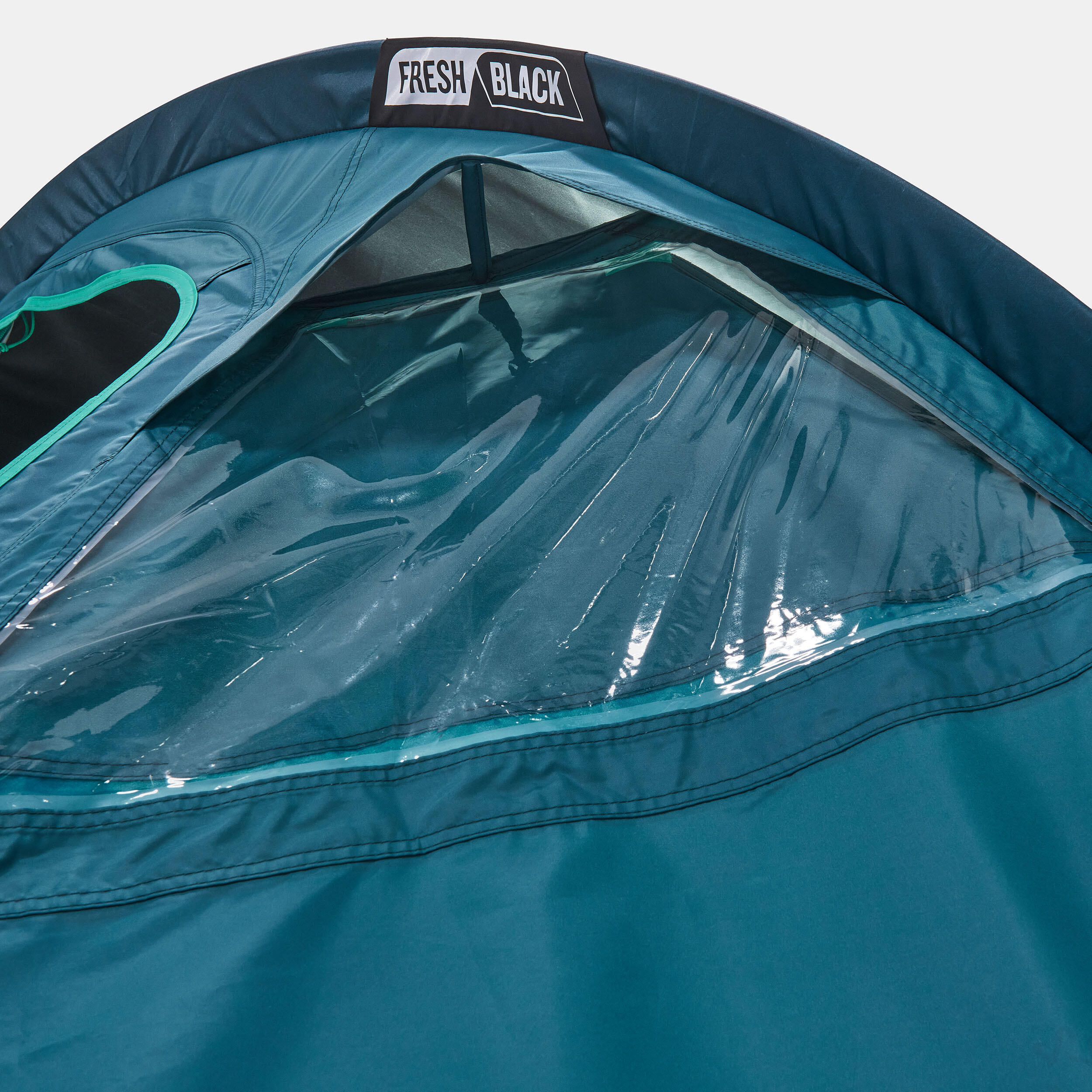 Camping Tent 3-Person, MH 100 XL Fresh & Black - QUECHUA