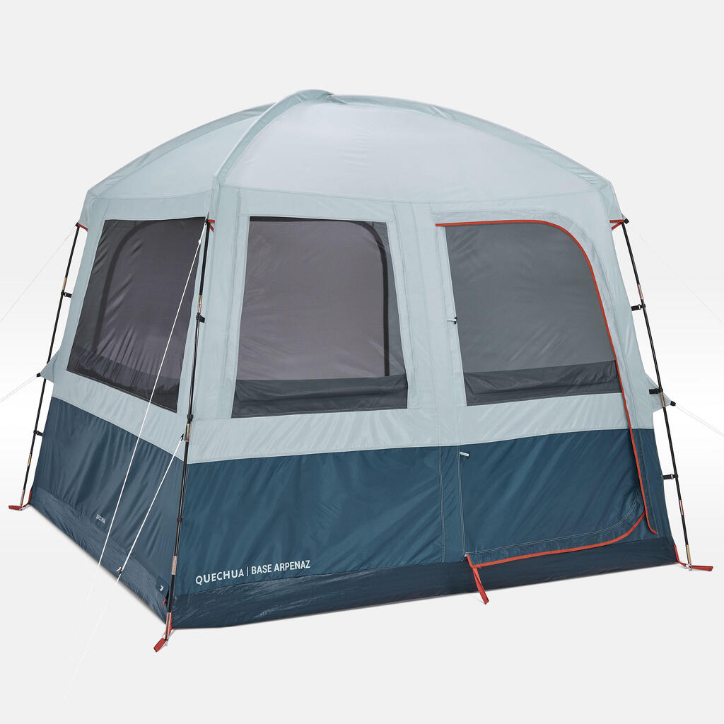 Camping Living Room with poles - Arpenaz Base M - 6-person