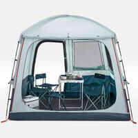 Camping Living Room with poles - Arpenaz Base M - 6-person