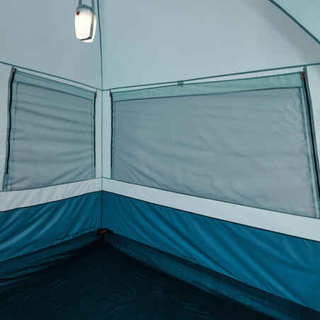 Ruang Tamu Camping dengan Rangka Tenda - Base Arpenaz - 6 Orang