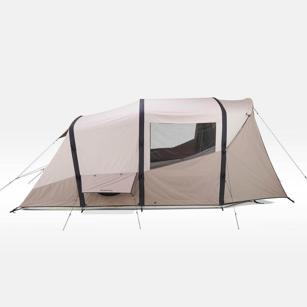 Inflatable camping tent - AirSeconds 4.2 Polycotton - 4 Person - 2 Bedrooms