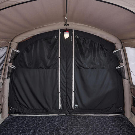 Uppblåsbart campingtält, AirSeconds 4.2 polyester/bomull, -4 pers., -2 sovutrym.