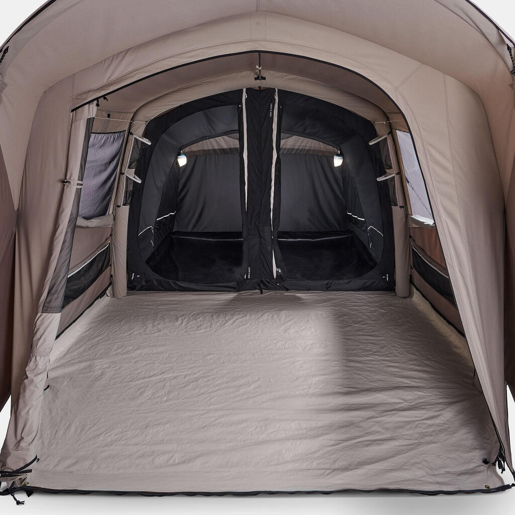 Šator za kampovanje AirSeconds 4.2 Polycotton sa 2 spavaonice za 4 osobe