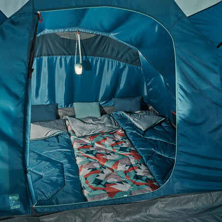 Camping tent with poles - Arpenaz 4.1 - 4 Person - 1 Bedroom