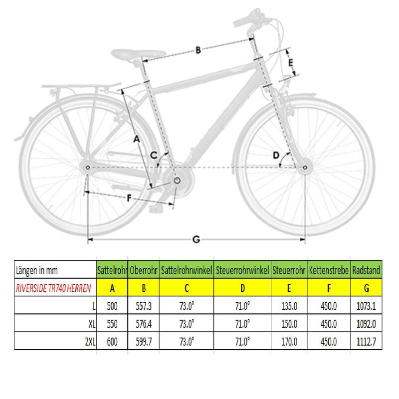 Trekkingrad 28 Zoll Riverside 740 TR Herren