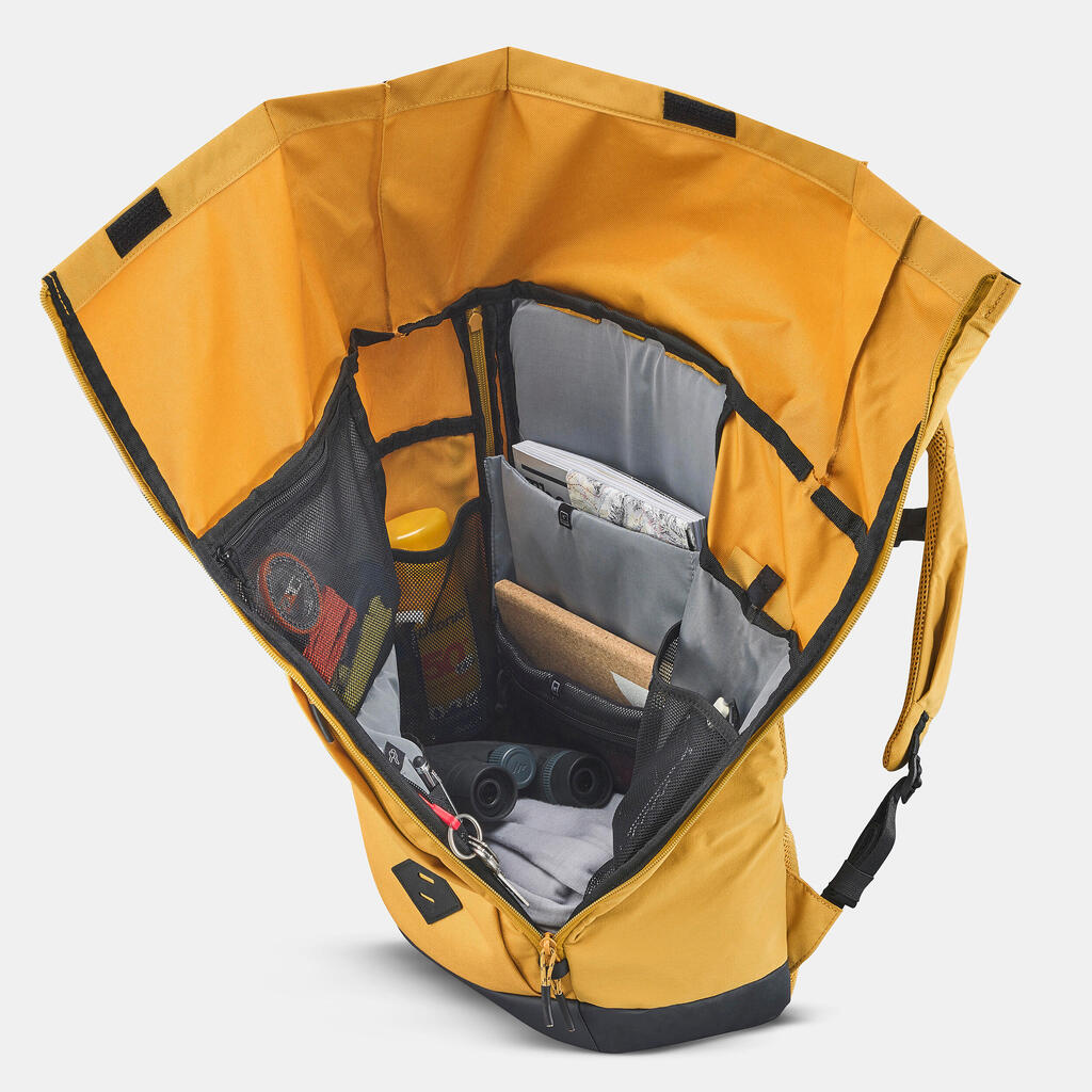 Sac à dos de randonnée 23L, NH500 Escape Rolltop vert foncé
