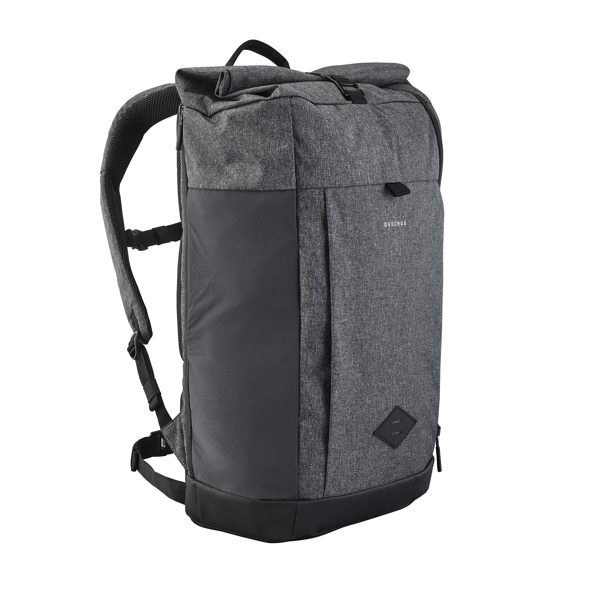 Rucsac Drumetie In Natura, Cu Buzunar Pentru Laptop Nh500 Escape Roll 32l Gri