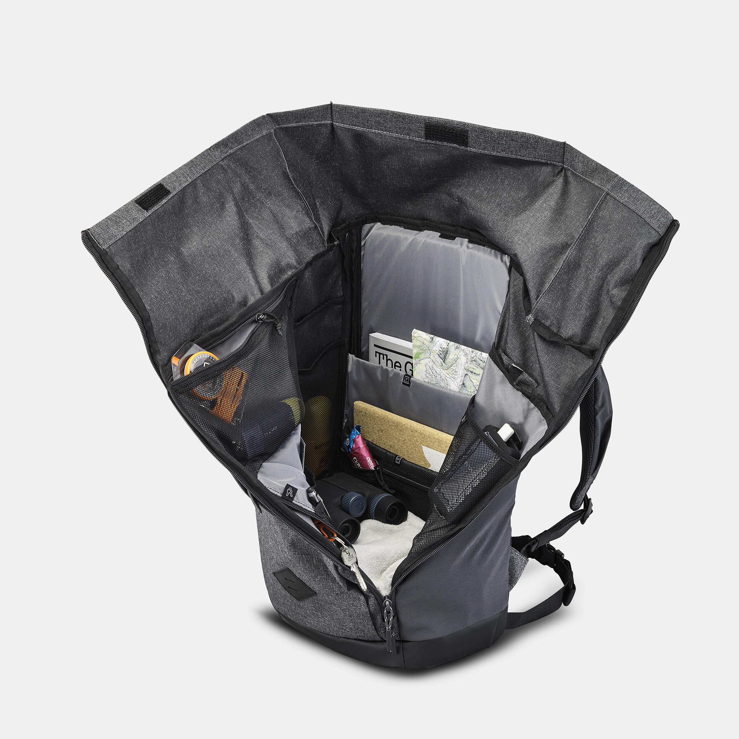 Mochila de montana y trekking 32L Quechua Escape 500 Rolltop. Equipaje de mano Decathlon
