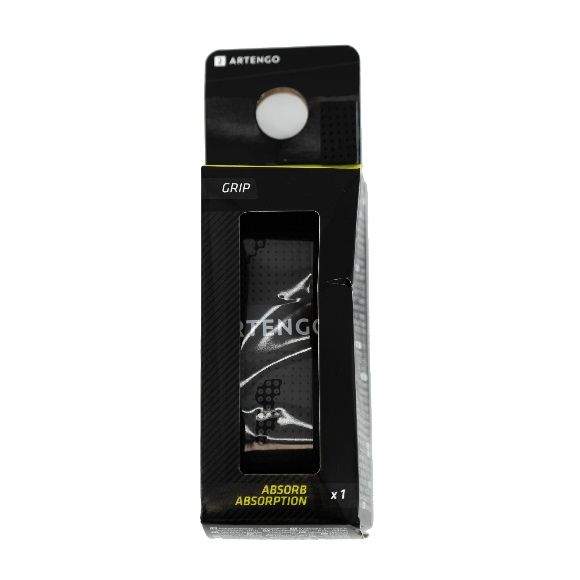 BANDE DE TENNIS ARTENGO ABSORBANTE NOIR - ARTENGO