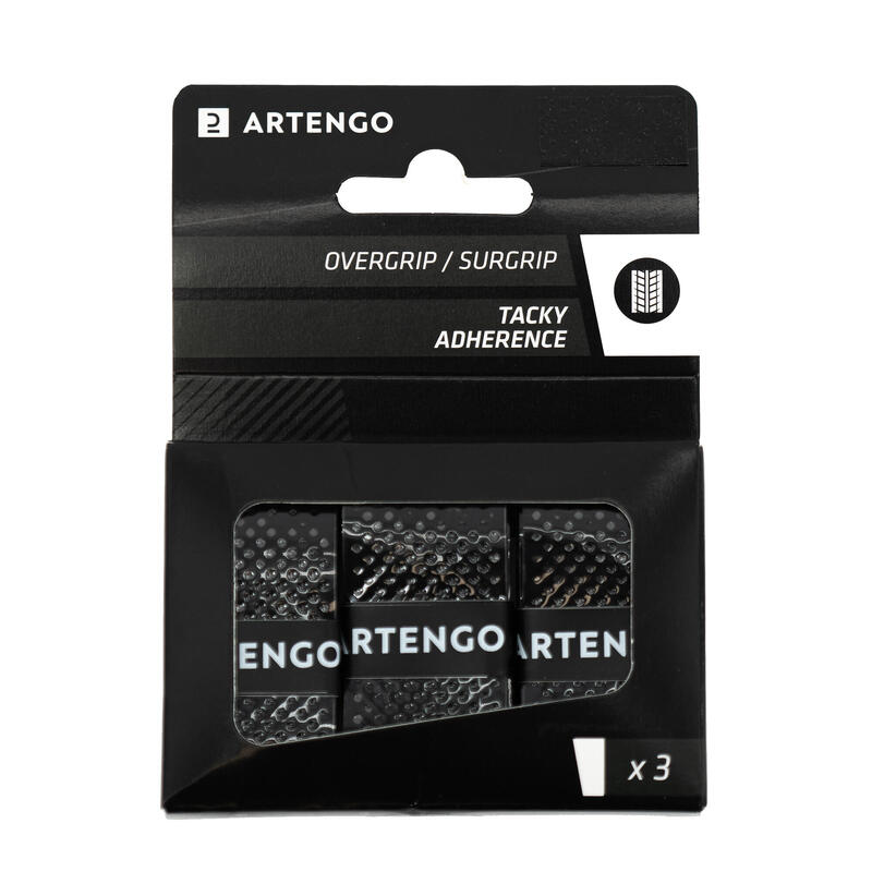 SEGUNDA VIDA: OVERGRIP DE TENIS ARTENGO TACKY NEGRO
