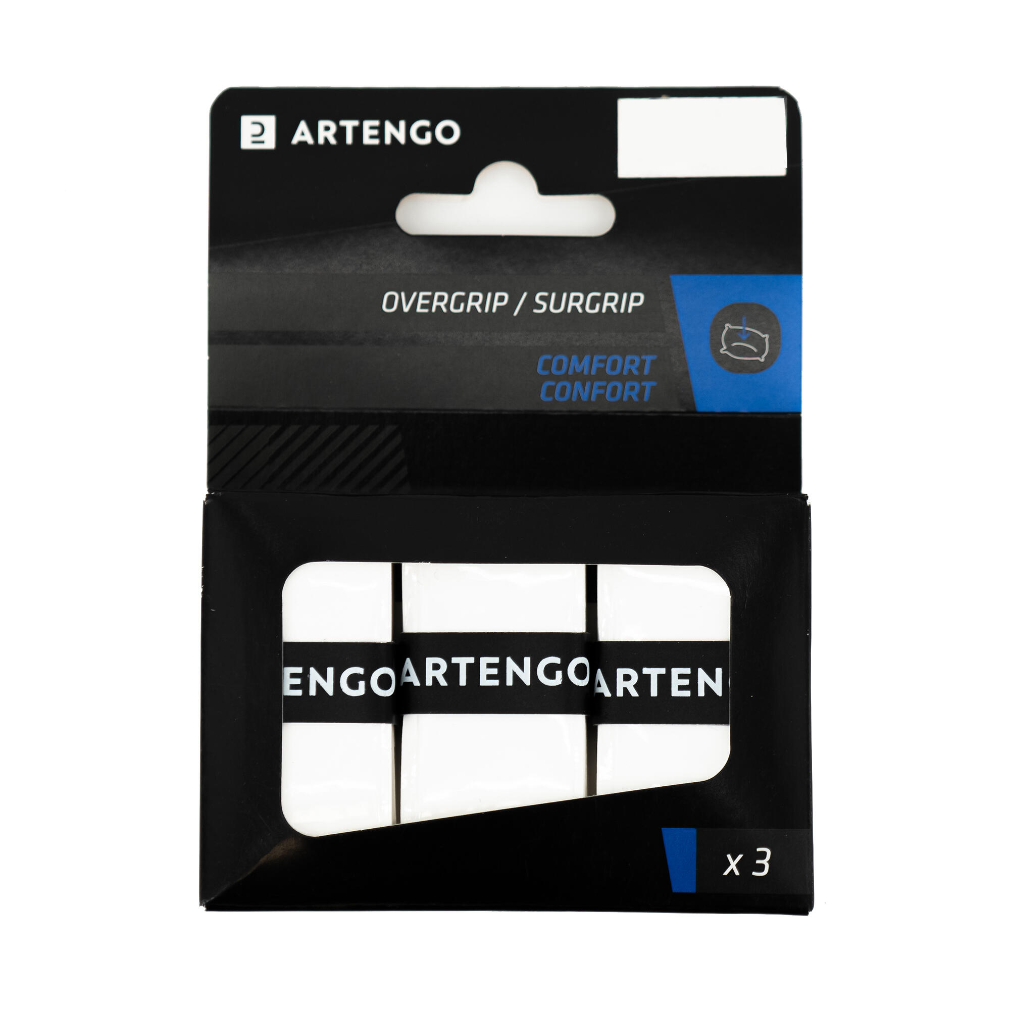 Tennis Comfort Overgrip 3 Pack White