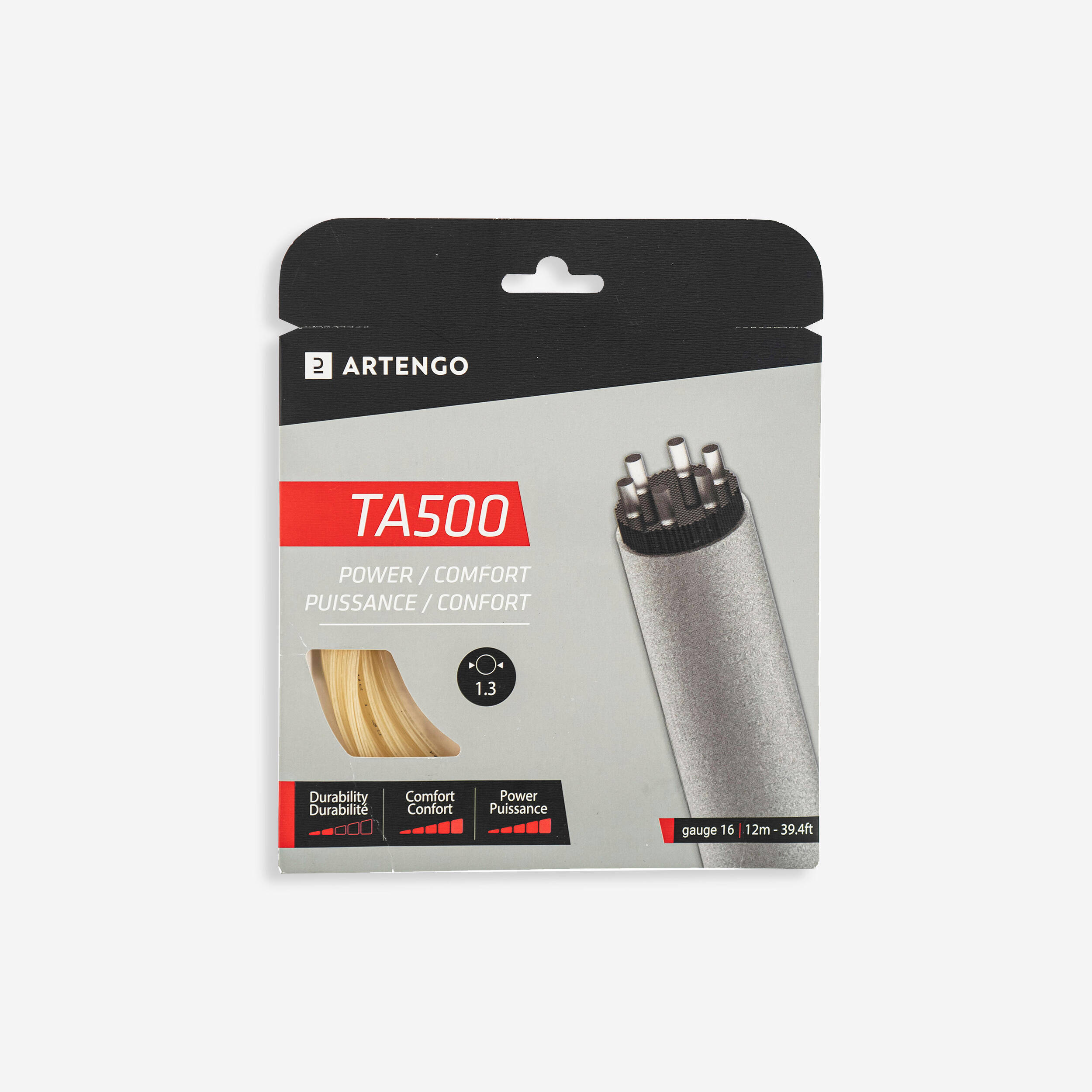 TA 500 Comfort Multifilament Tennis String 1.3 mm - Beige -  1