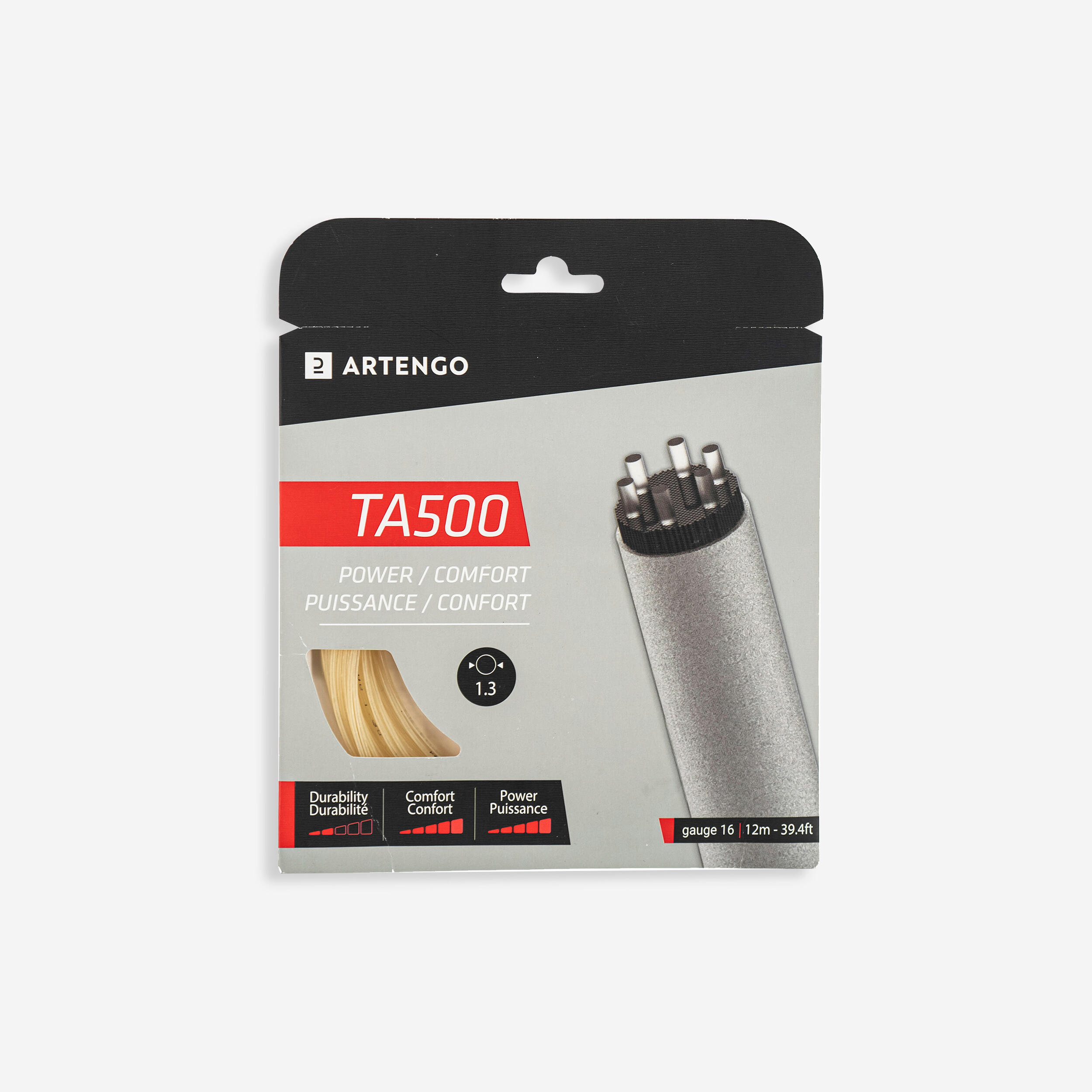 Teniszhúr, multifilament, 1,3 mm - TA 500 Comfort Artengo akciós termékkép 1