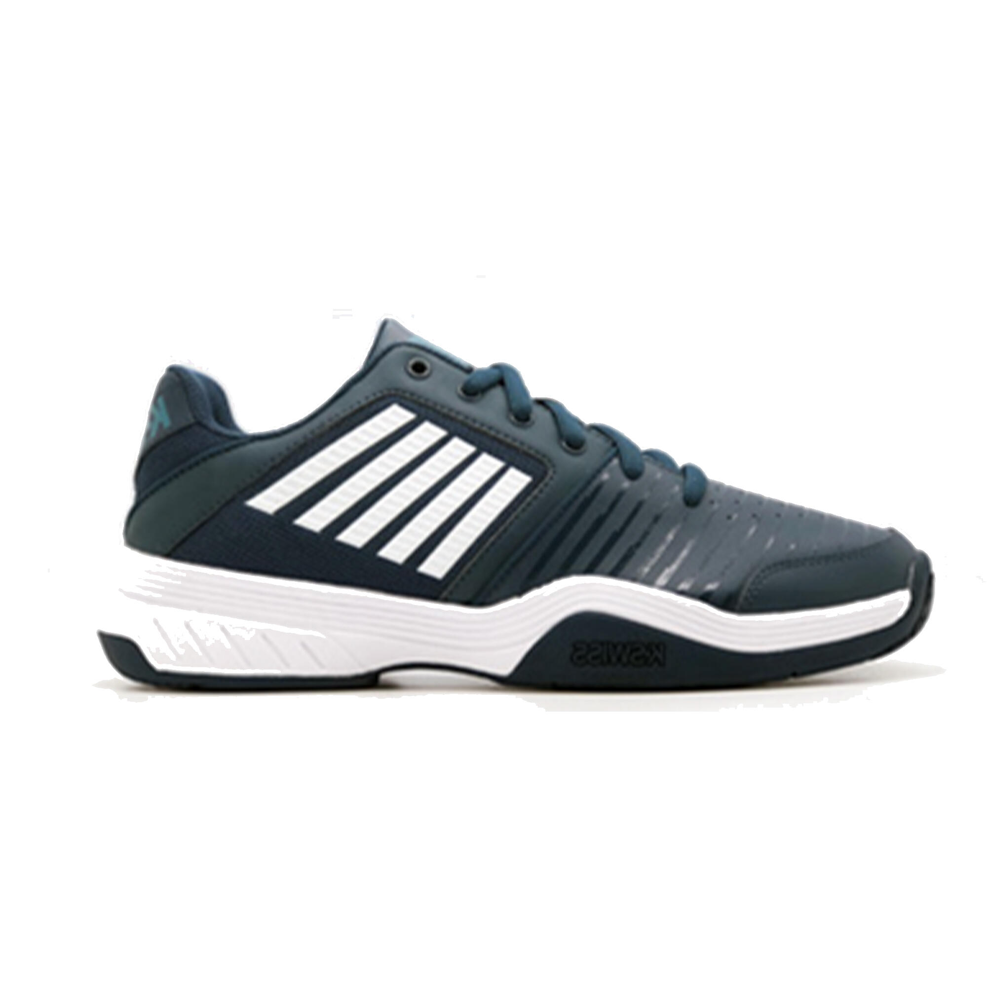 chaussures de tennis homme terre battue - kswiss court express bleu - k-swiss