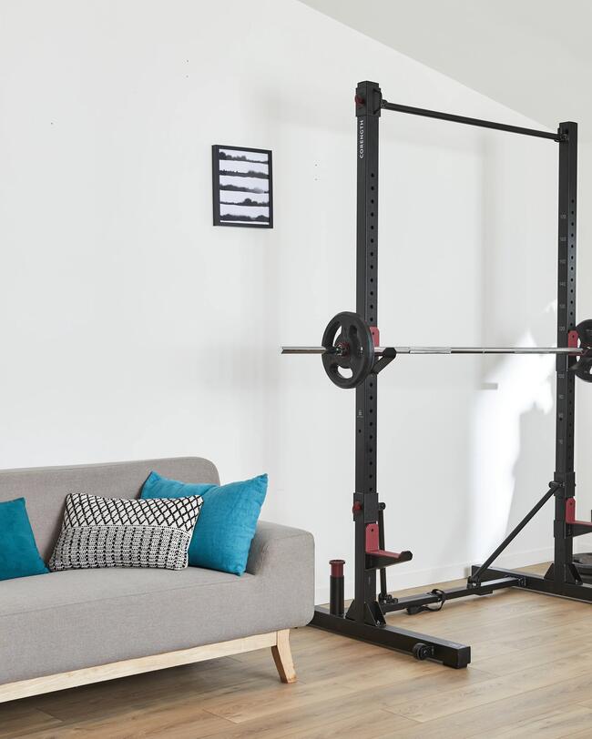 FOLD DOWN WEIGHT TRAINING BENCH AND RACK - 500