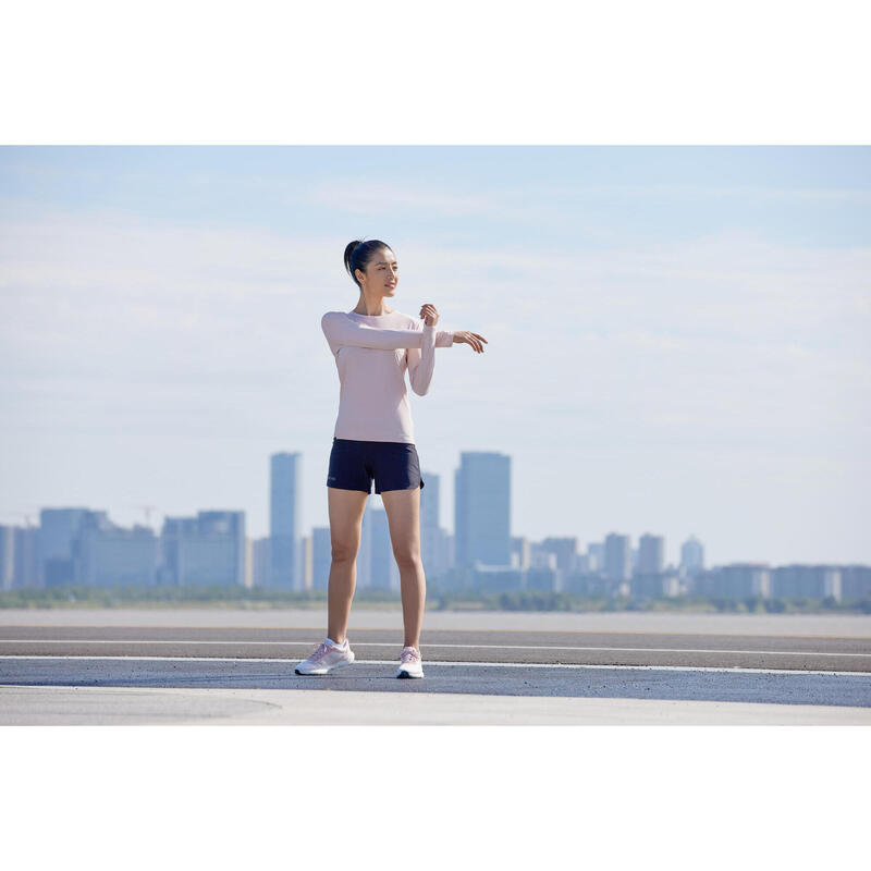 Run Sun Protect Women's Long-Sleeved T-Shirt - Pink