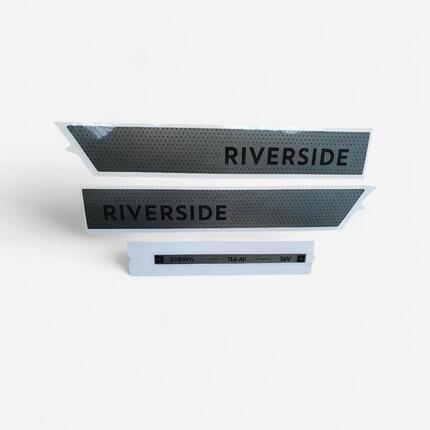 STICKER DE BATTERIE RIVERSIDE 540E GRIS TEMPETE