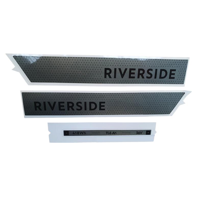 STICKER DE BATTERIE RIVERSIDE 540E GRIS TEMPETE