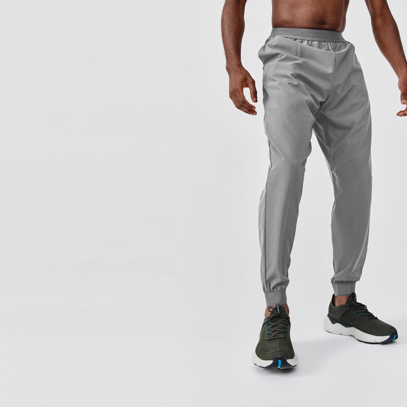 Dry Men's Breathable Running Trousers -granite grey