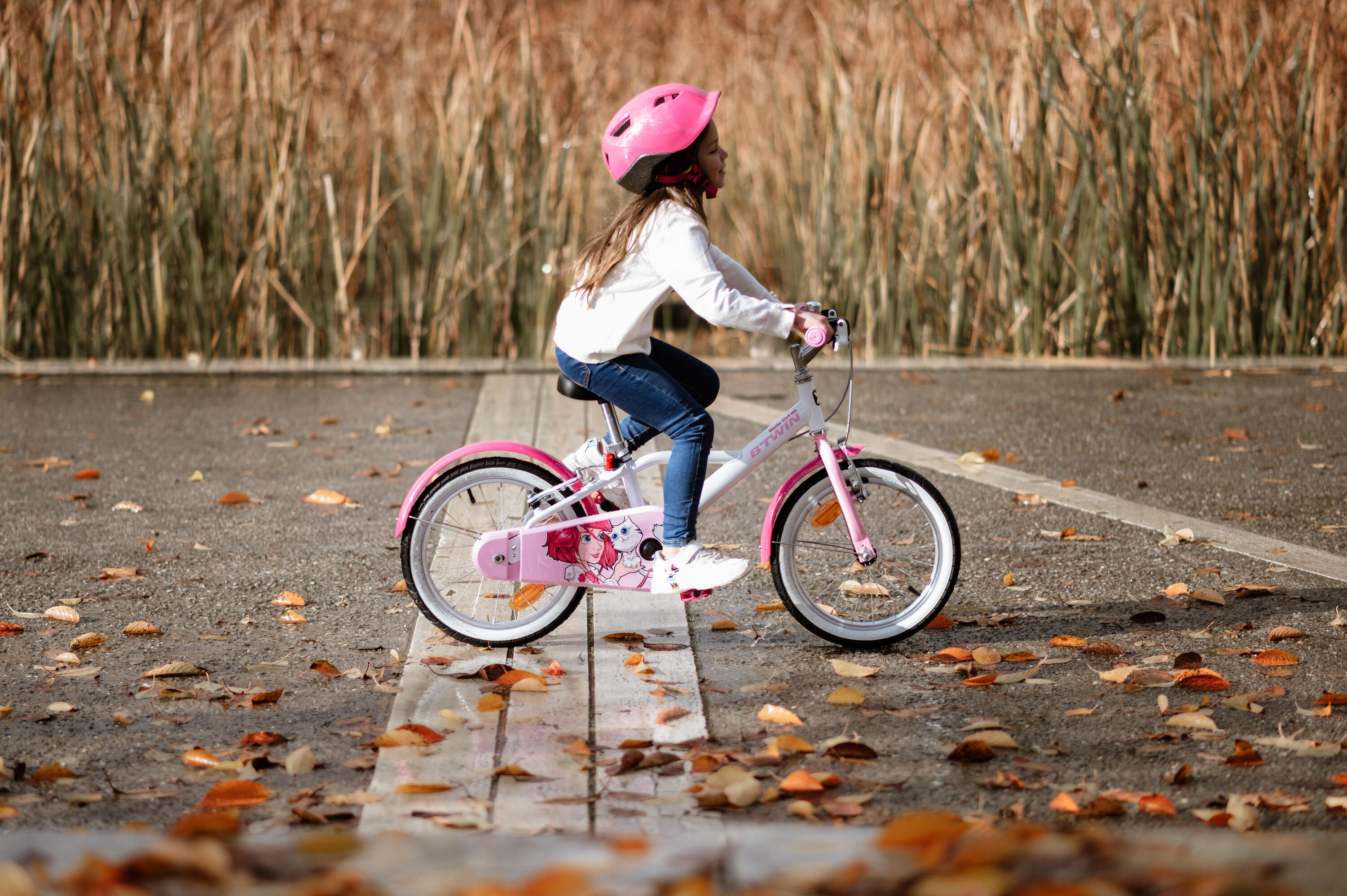 16 Inch KIDS BIKE Doctogirl 500 4-6 YEARS OLD - Pink 3/9