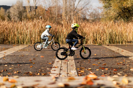 Verhuur van fiets 16 inch 4 5 6 jaar 500 dark hero