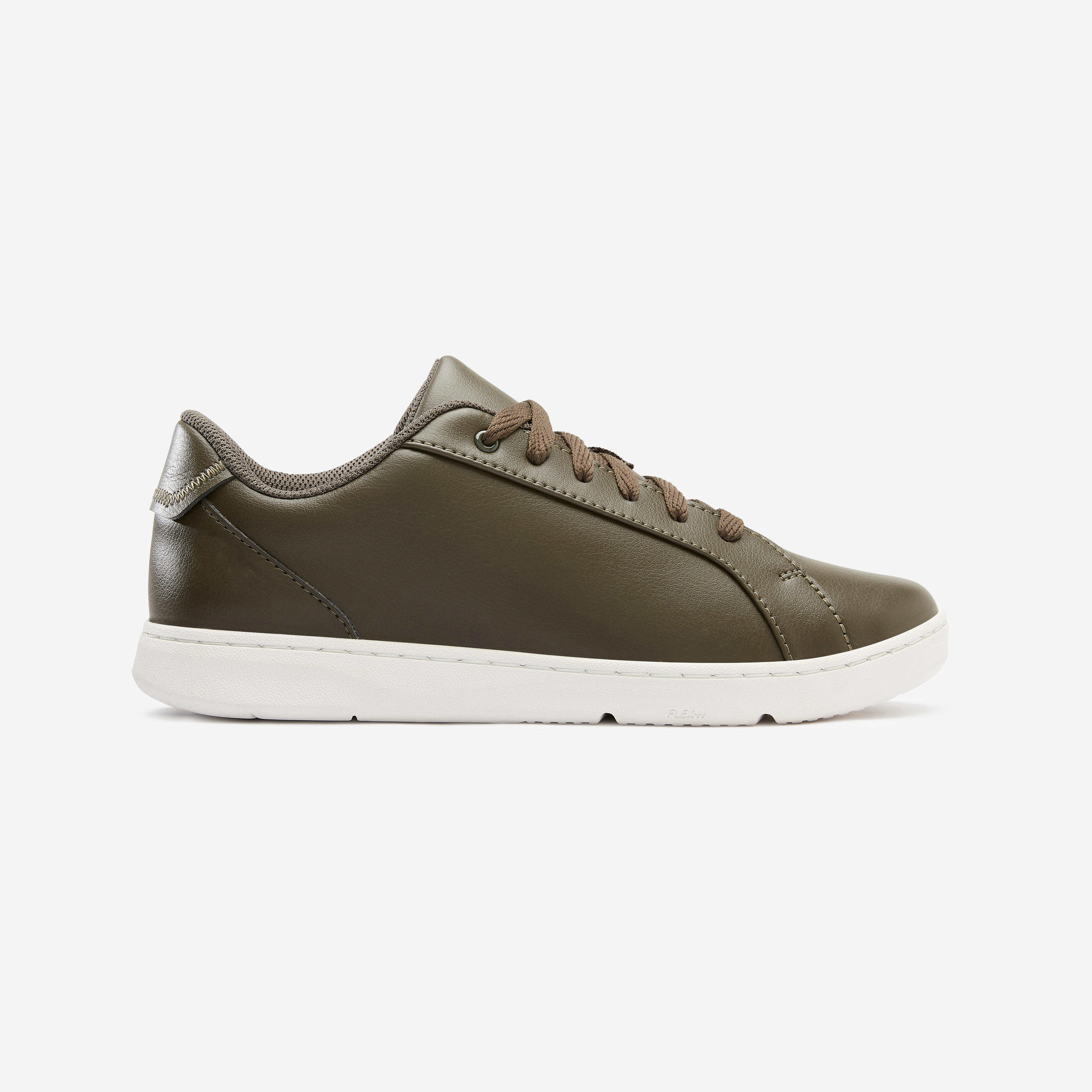 Decathlon | Scarpe camminata urbana donna WALK PROTECT verde militare |  Newfeel