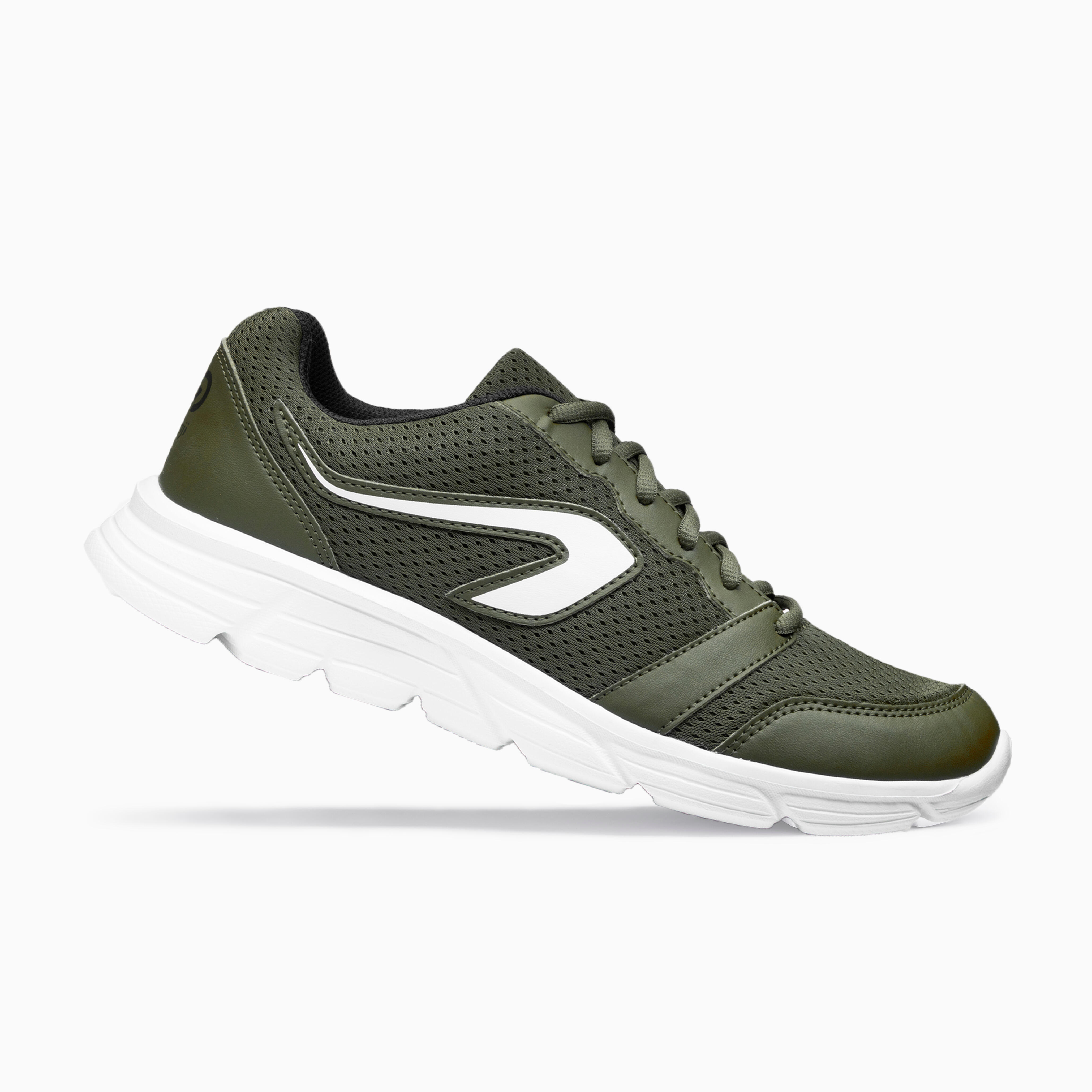 CHAUSSURES DE RUNNING FEMME KALENJI RUN 100 OLIVE Decathlon Cote