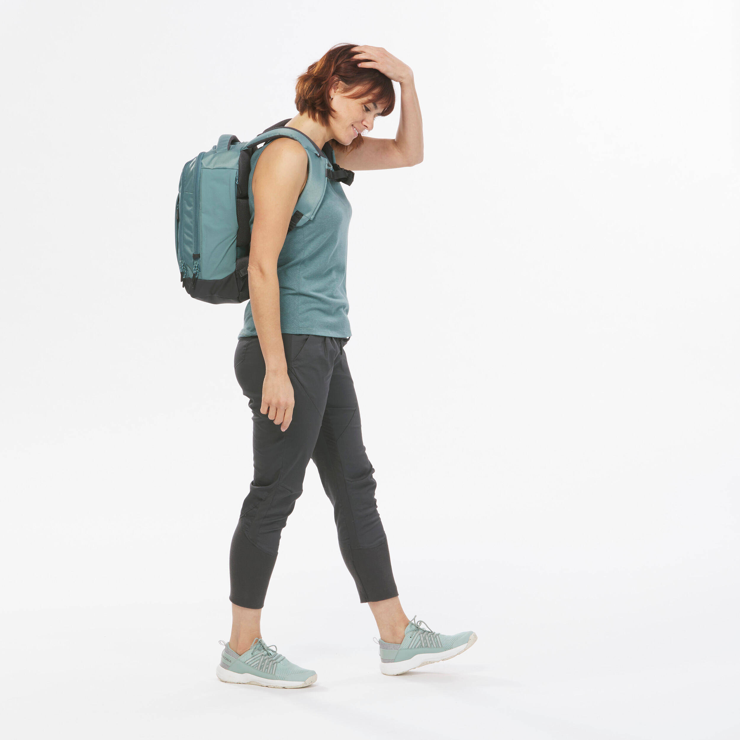 Women’s hiking tank top, NH500 - Green -  2