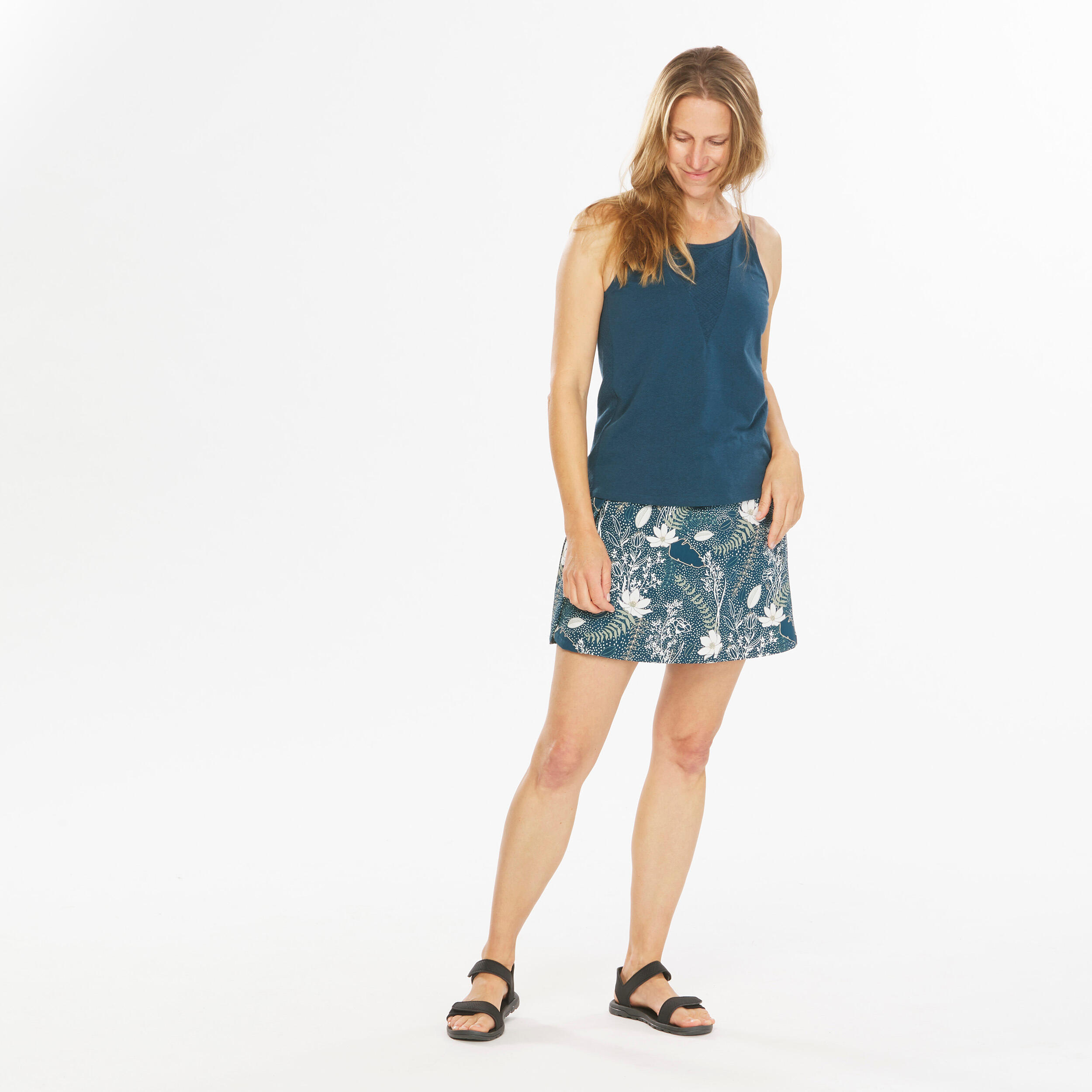 Jupe short de randonnee nh500 femme QUECHUA Decathlon