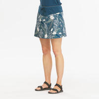 Šorts-suknja za planinarenje NH500 ženska - plava