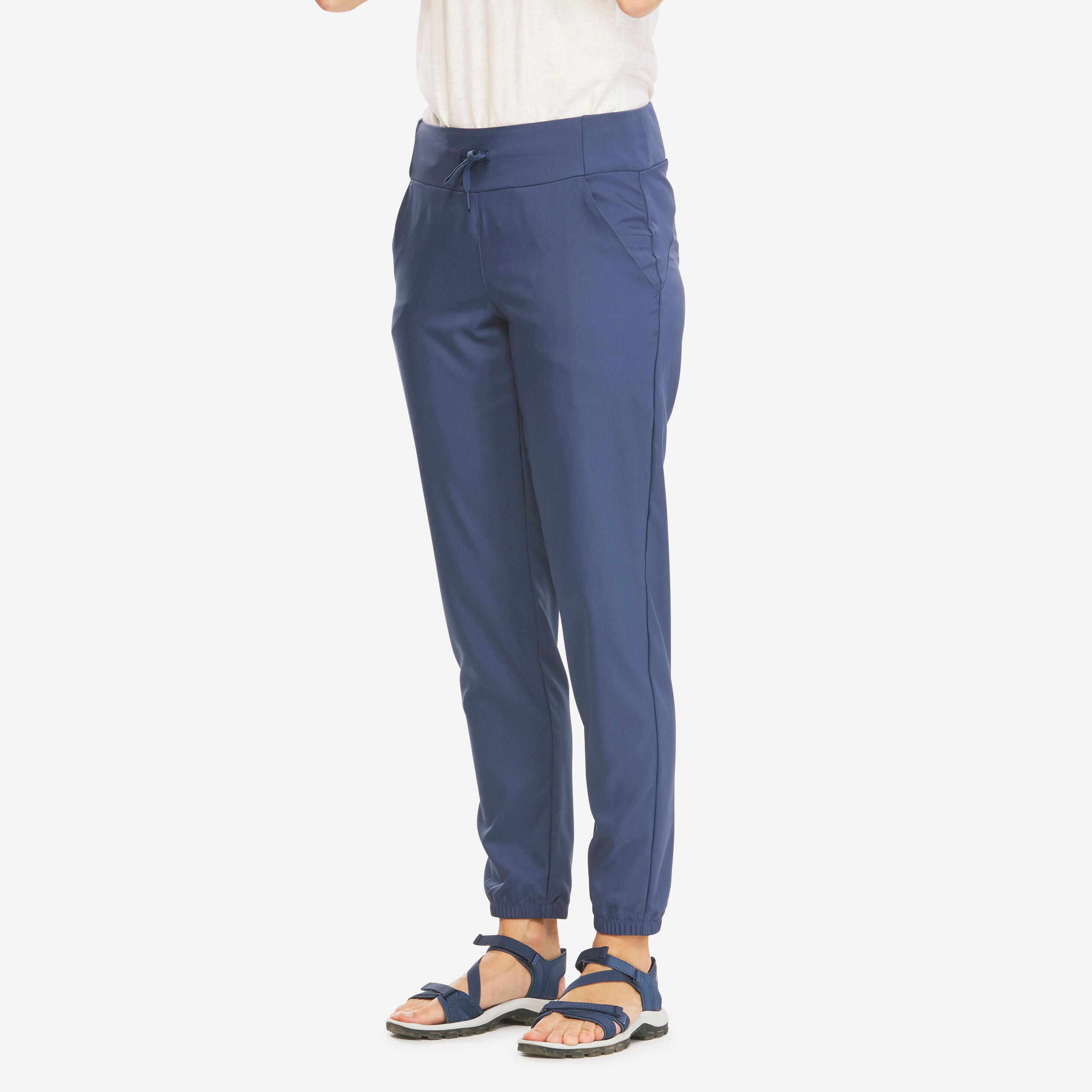 Womens navy sales walking trousers