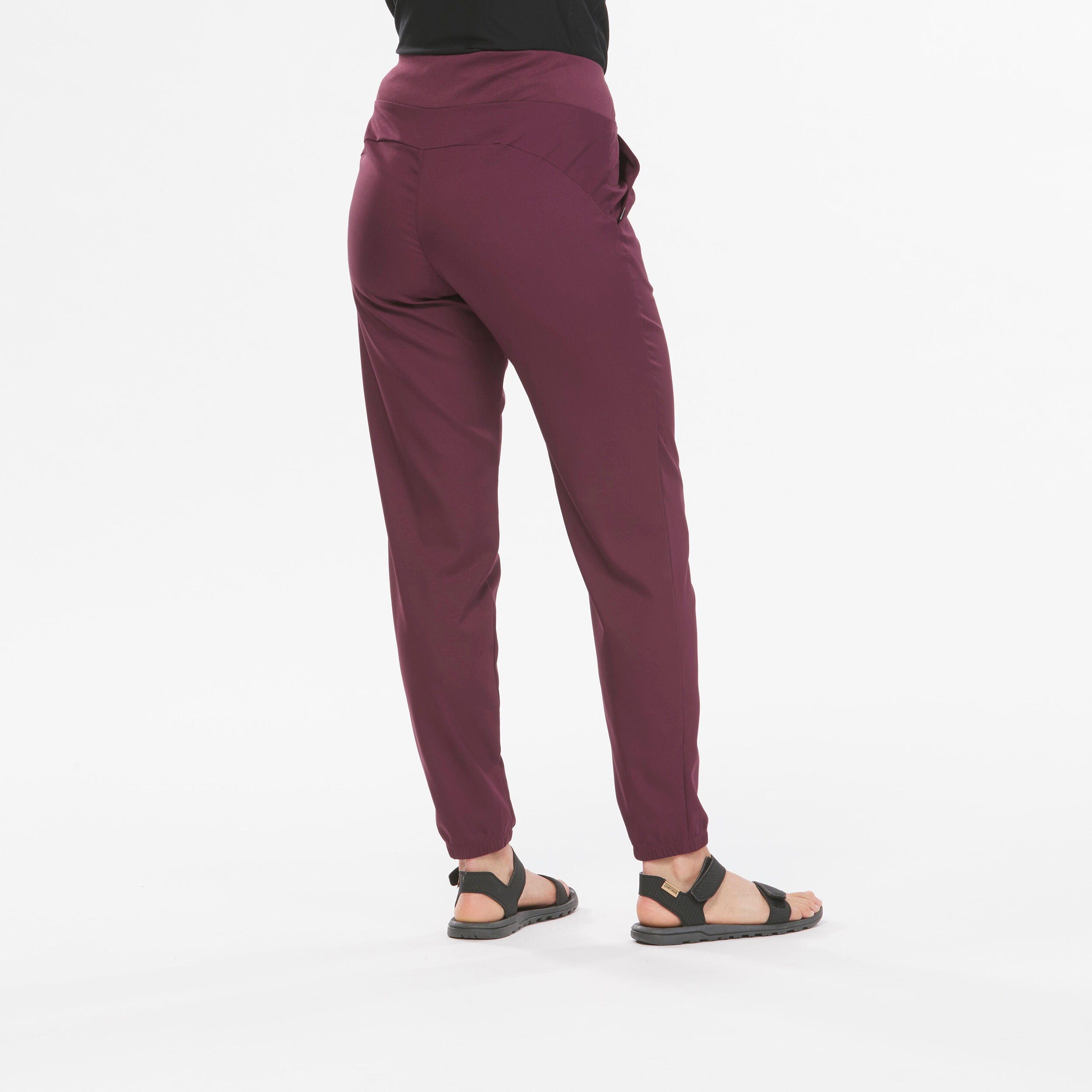 Women’s hiking trousers, NH100 - Purple 3/6