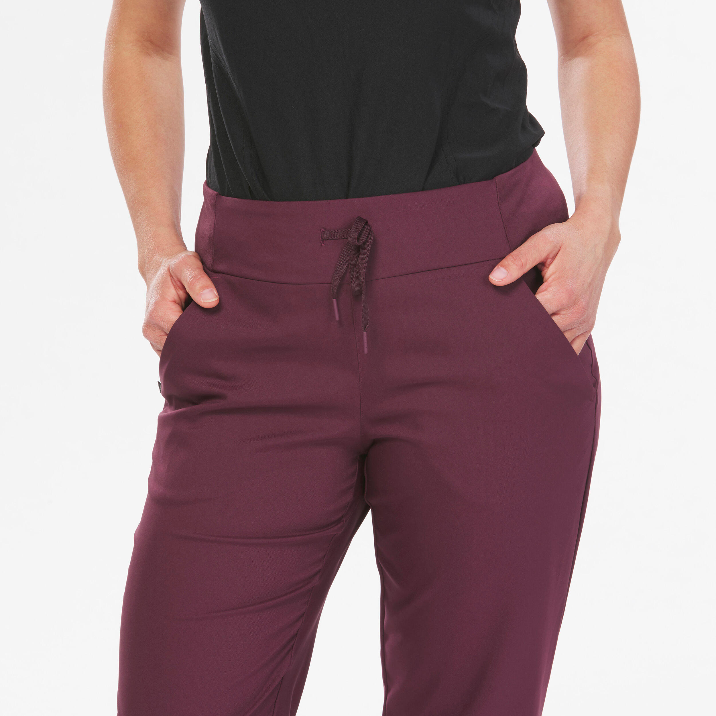 Women’s hiking trousers, NH100 - Purple 4/6