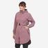 Women Waistbanded Rain Jacket with Storage Pouch Pink - NH150