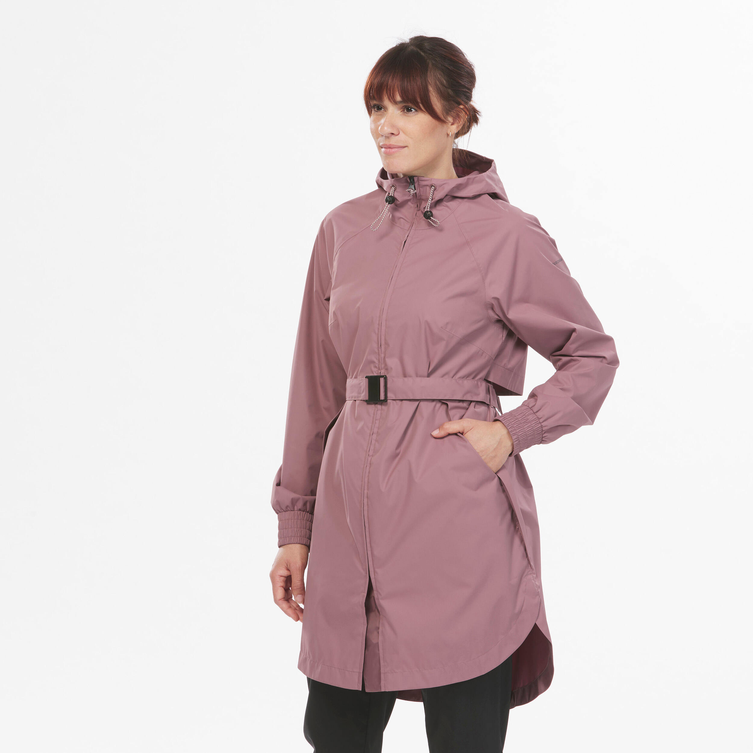 Women's Long Waterproof Hiking Jacket - Raincut Long 5/10